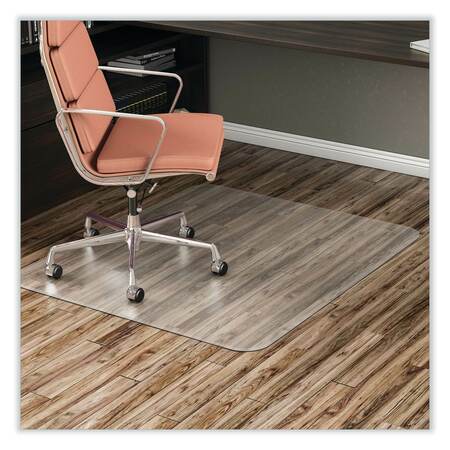 Deflecto EconoMat All Day Use Chair Mat for Hard Floors, 45 x 53, Rect, Clear CM2E242
